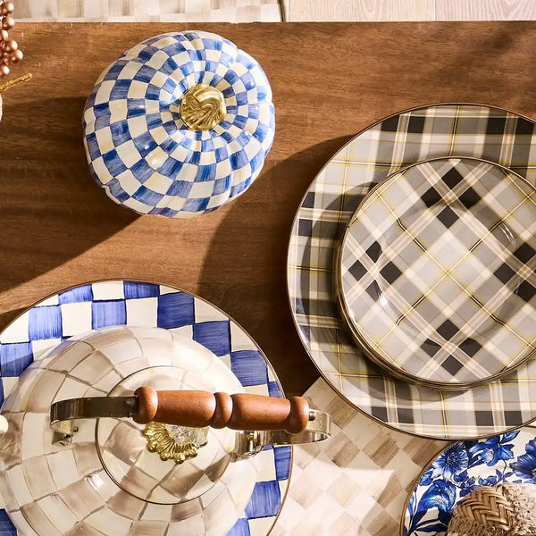 Tartan Violet Serving Platter
