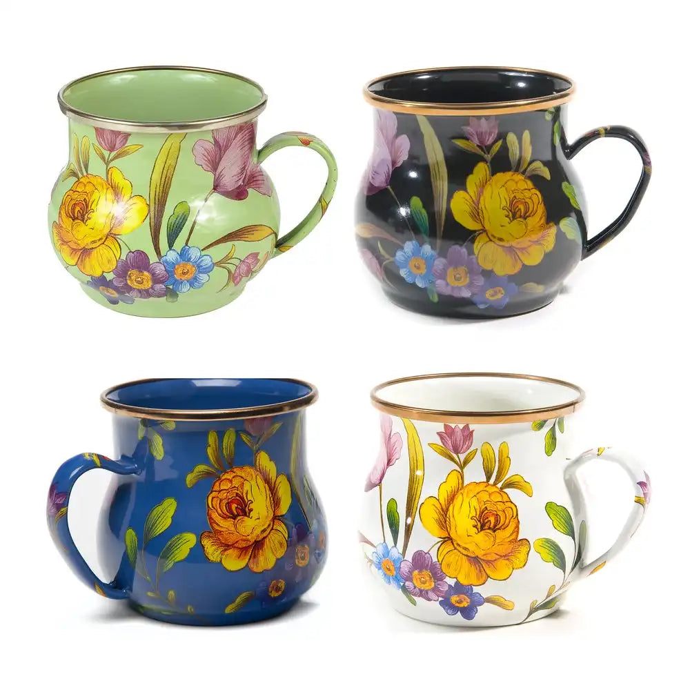Flower Market Mix Mugs - Set of 4 Main image