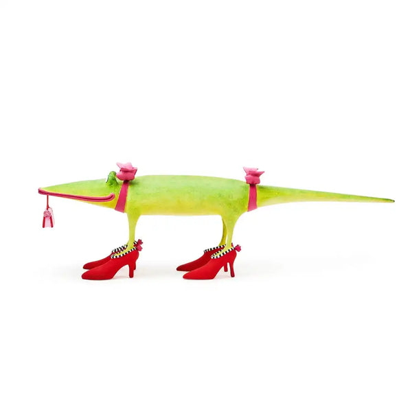 Patience Brewster Gloria Alligator Goes Shopping Figure