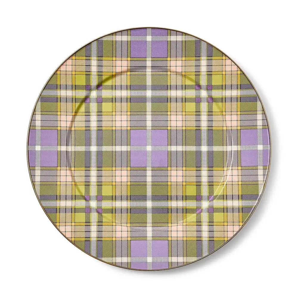 Tartan Violet Serving Platter Main image