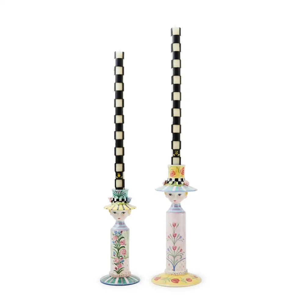 Rosy Meadow Lady Candle Holders, Set of 2 Secondary image