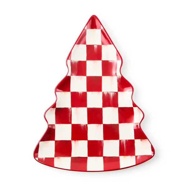 Cherry Check Tree Dish