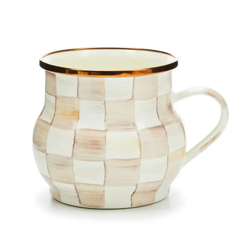 Mocha Check Mug Main image