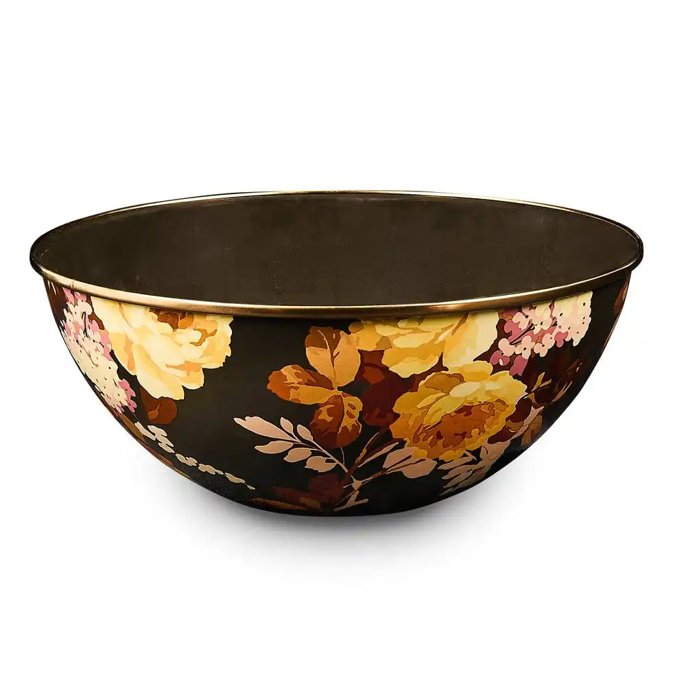 Wild Rose Brown Small Everyday Bowl