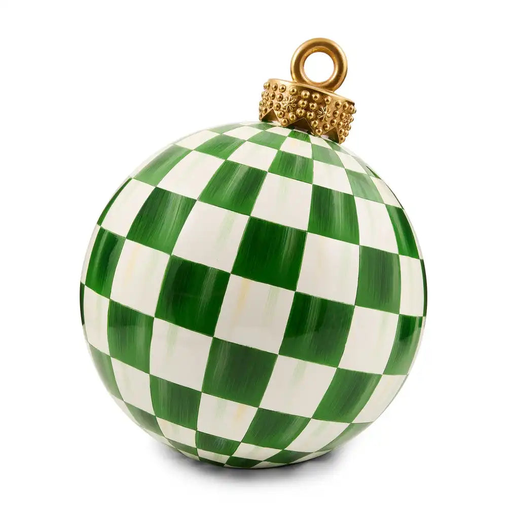 Red Stripe Medium Tabletop Ornament