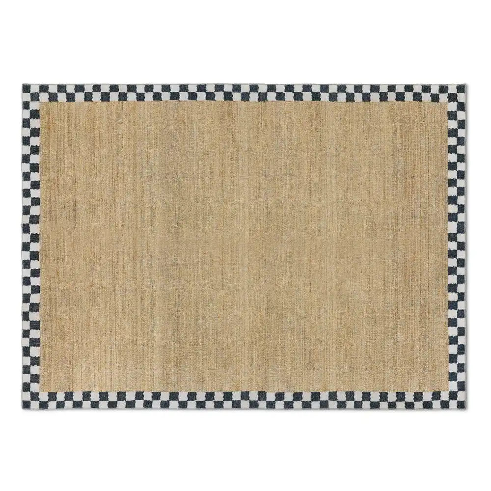 Naturals Check 2'6" x 8' Washable Runner