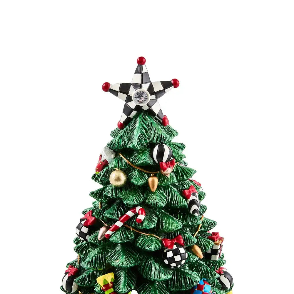 Christmas Carol Rotating Musical Tree