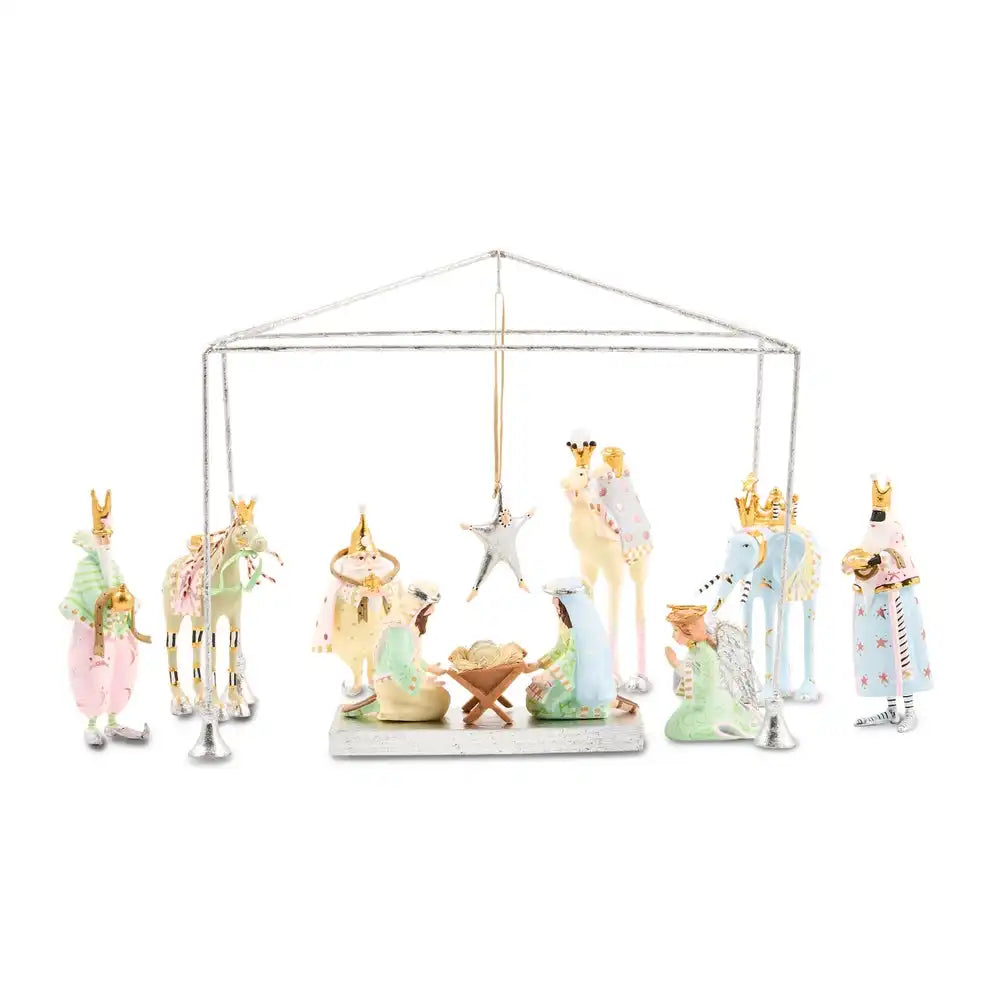Patience Brewster Silver Nativity Mini Figures Set Main image