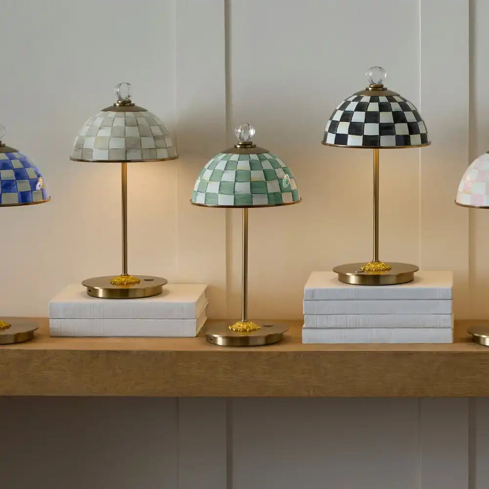 Sophisticheck LED Rechargeable Dome Table Lamp