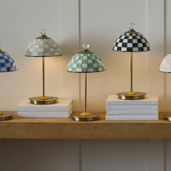 Sophisticheck LED Rechargeable Dome Table Lamp