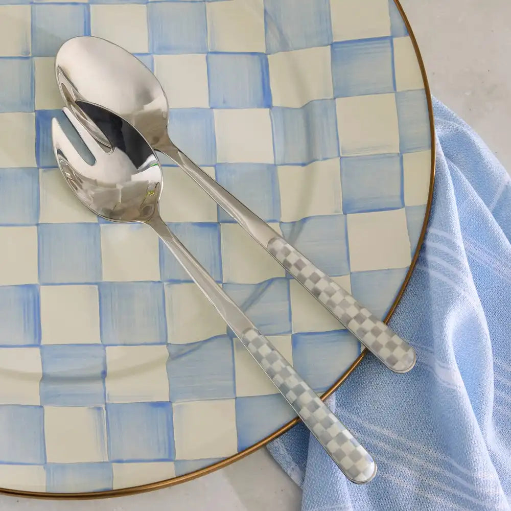 Royal Check Serving Platter