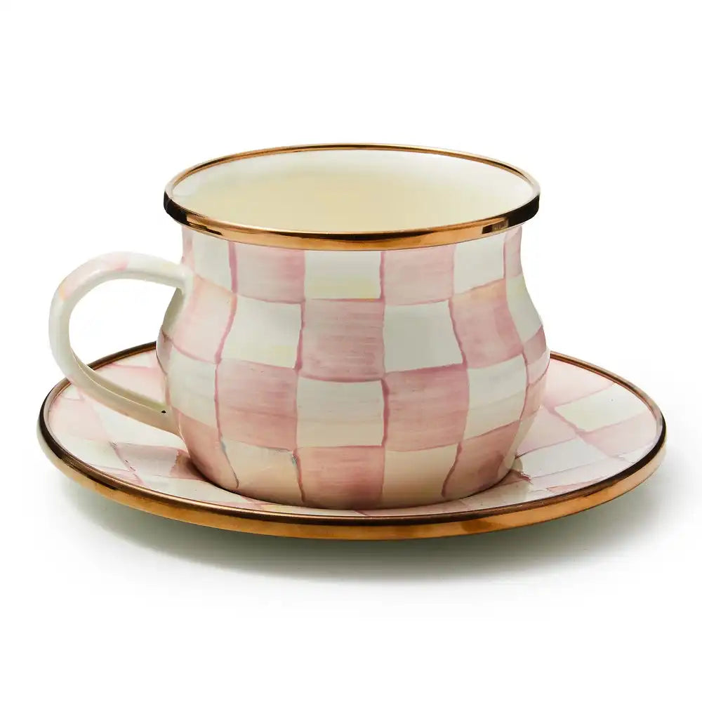 Sterling Check Saucer