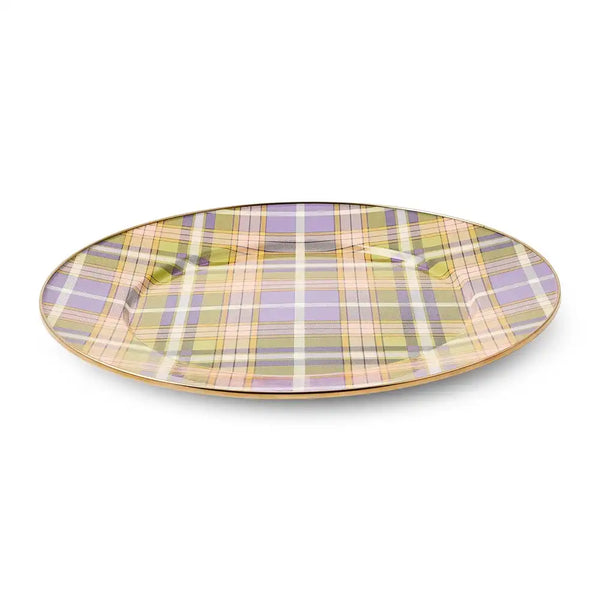 Tartan Violet Serving Platter