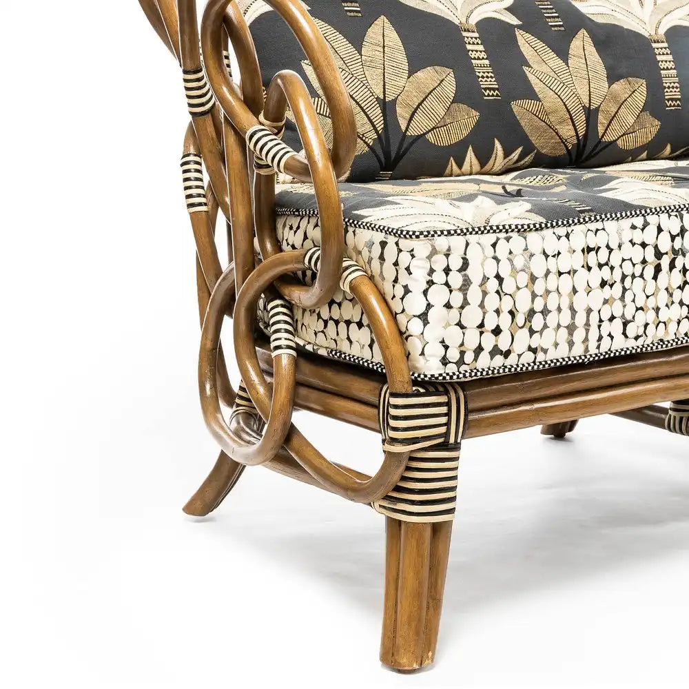 Wild Indoors Rattan Loveseat