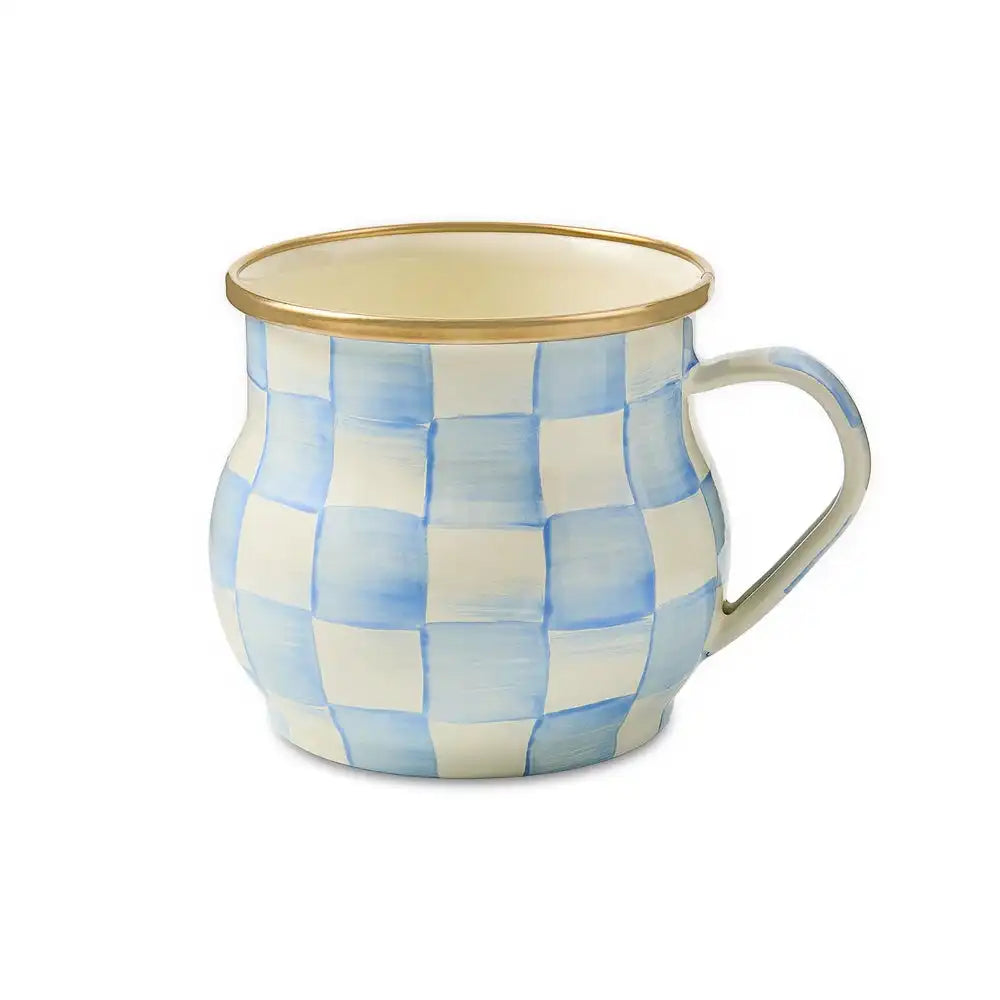 Mocha Check Mug