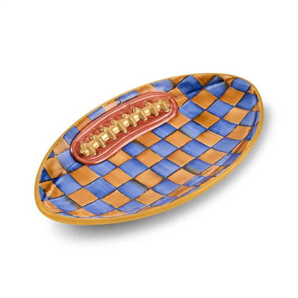 Courtly Check Football Platter