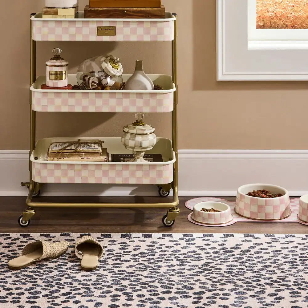 Snow Leopard 2'6" x 8' Washable Runner