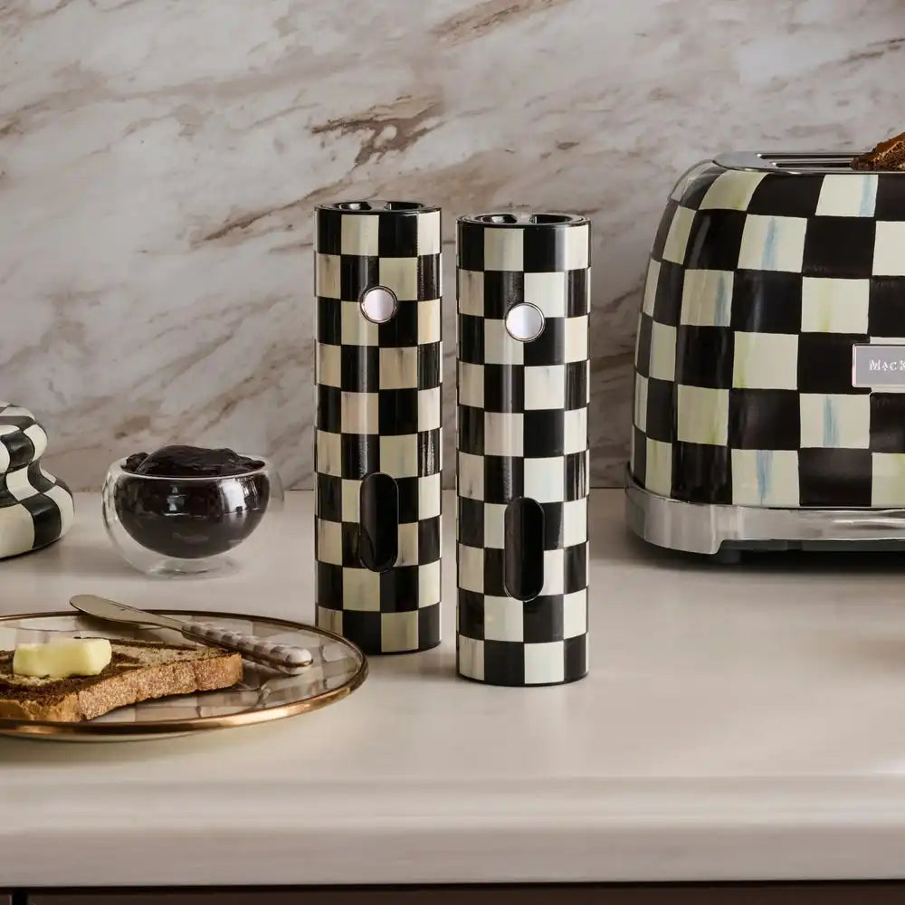 Courtly Check Electric Salt & Pepper Grinder Set Secondary image