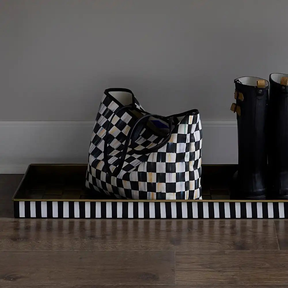 Courtly Check Marche Medium Tote Secondary image