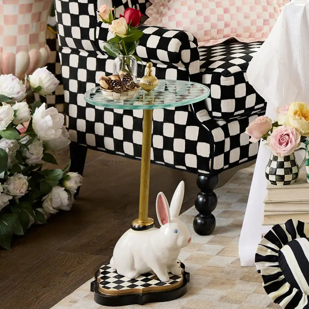 Rabbit Warren Ceramic Accent Table Secondary image