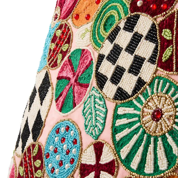 Confetti Jolly Ornament Throw Pillow