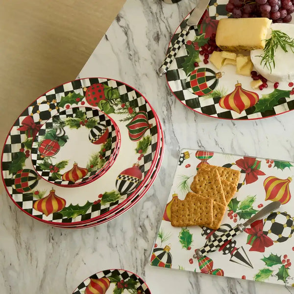 Deck the Halls Dinner Plates, Set of 4