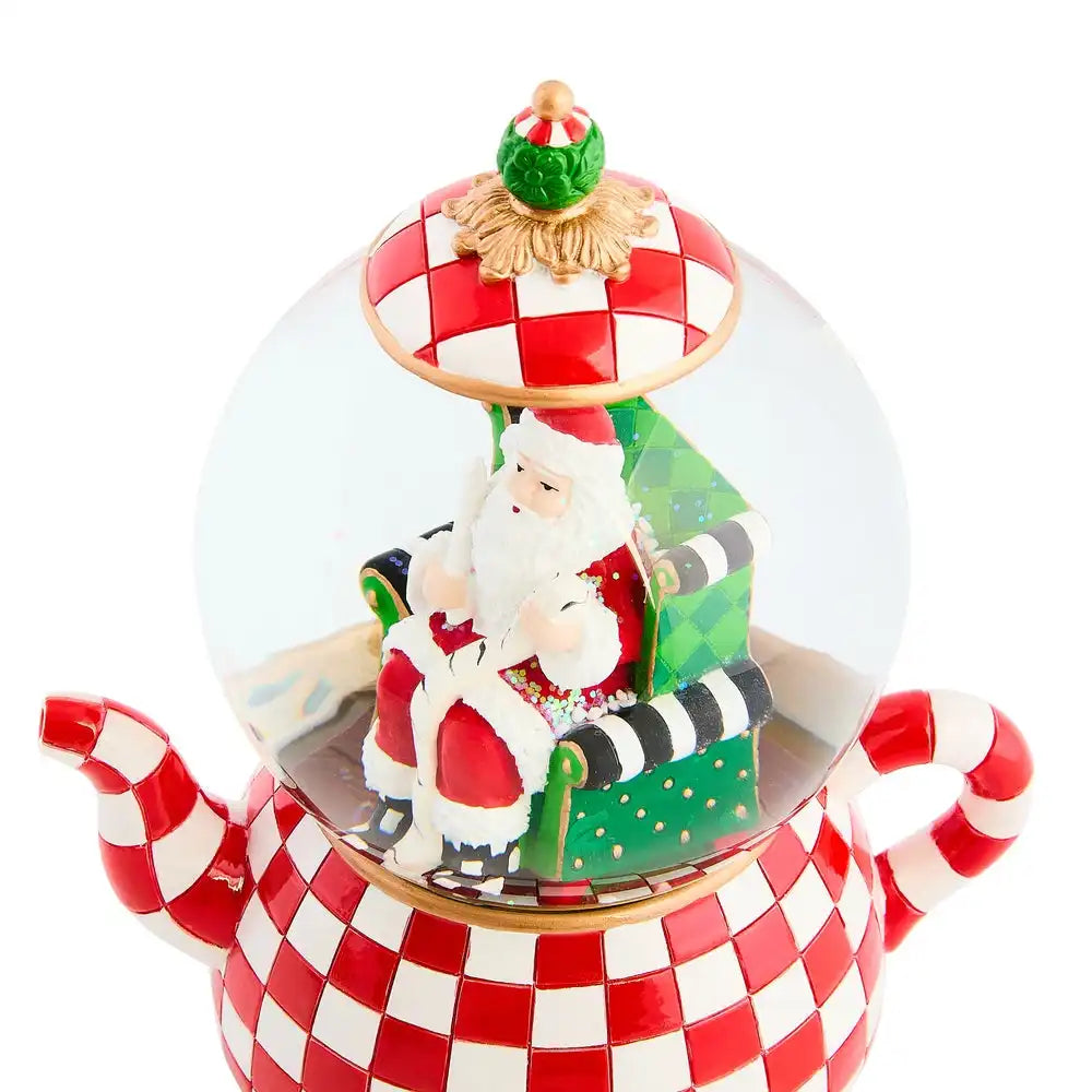 Check It Out Teapot Snow Globe