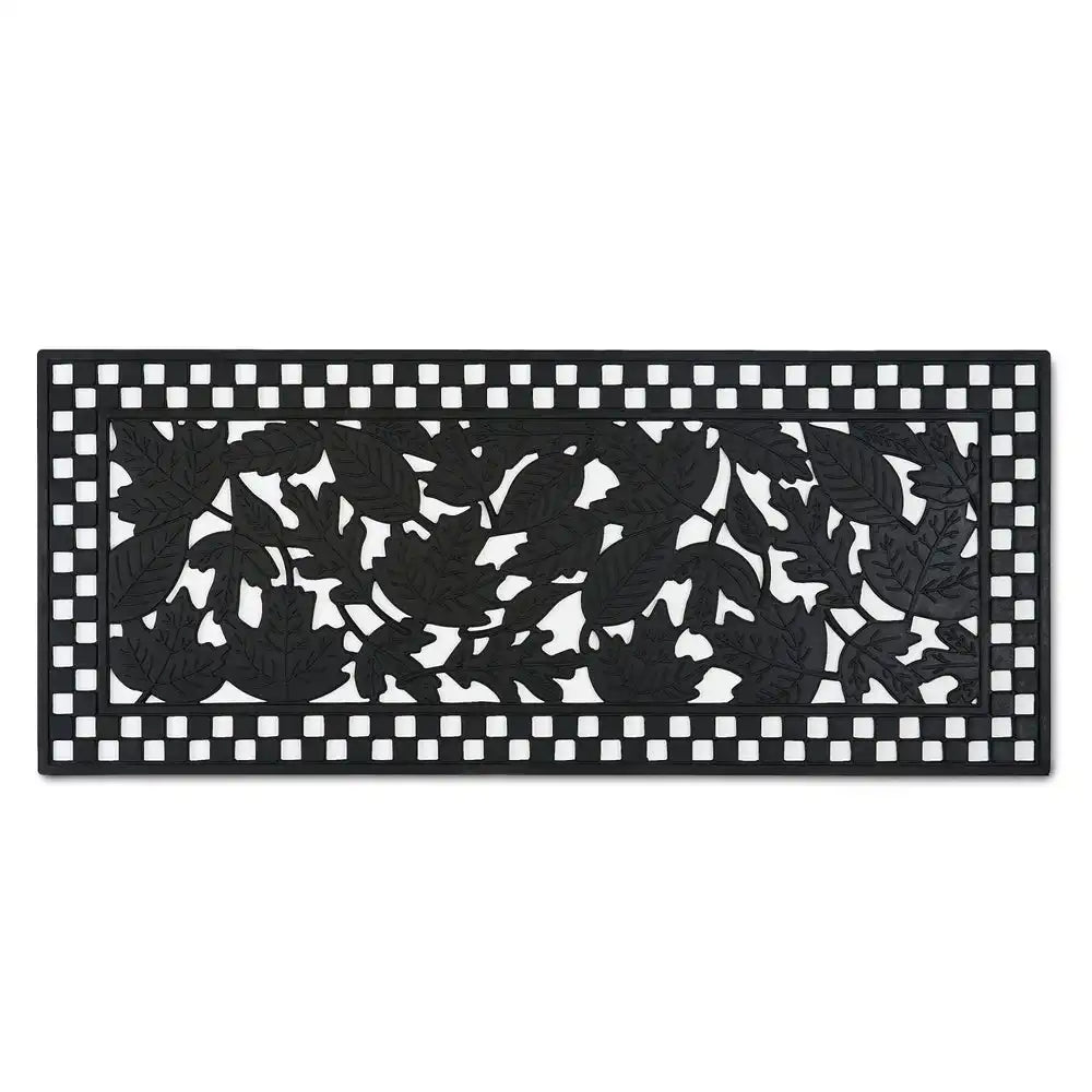 Autumn Leaves Rubber Double Door Entrance Mat Main image
