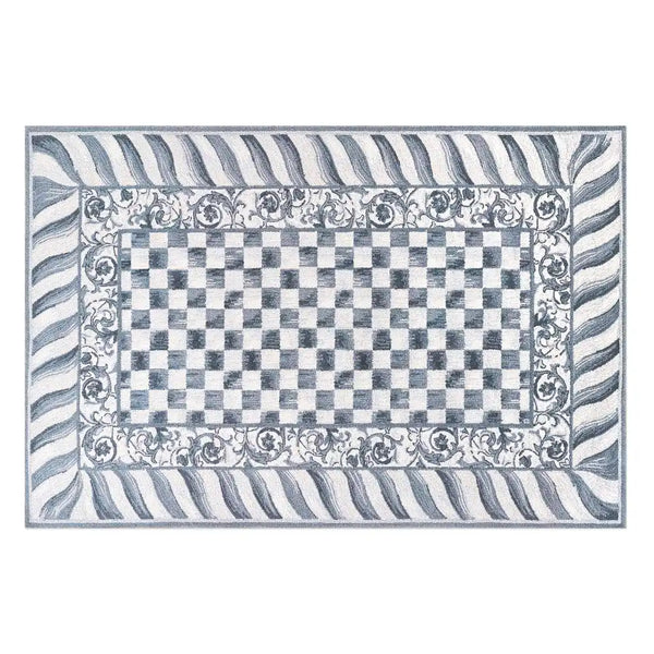 Sterling Check 5' x 7'6" Washable Rug