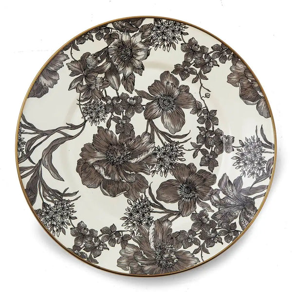 Sterling English Garden Enamel Charger/Plate