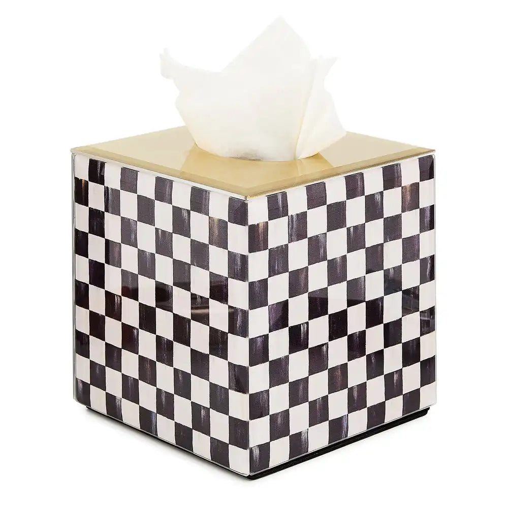 Courtly Check Glass Soap Pump