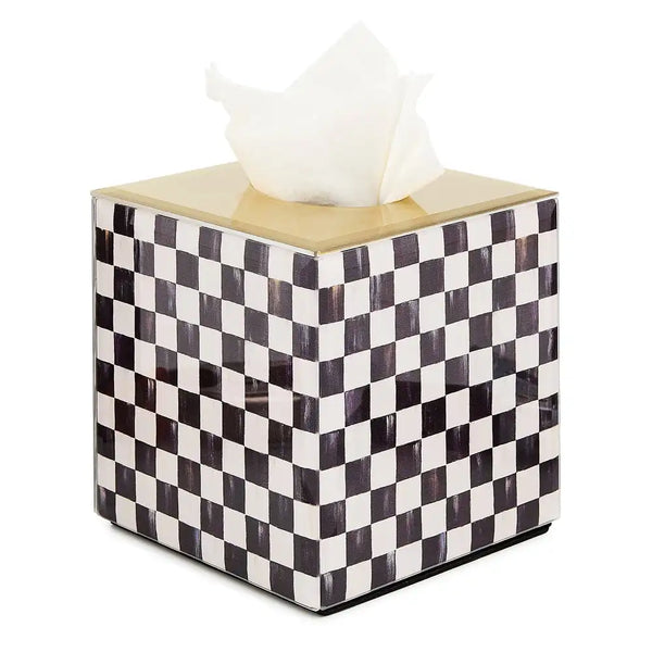Courtly Check Glass Soap Pump