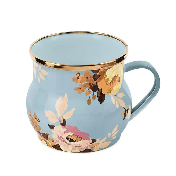 White Flower Market Mug