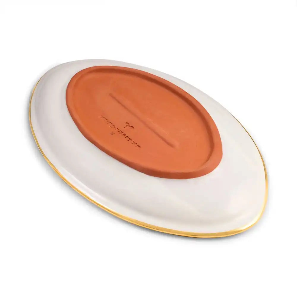 Courtly Check Football Platter
