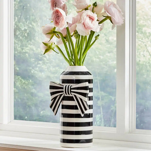 Rosy Bow Vase