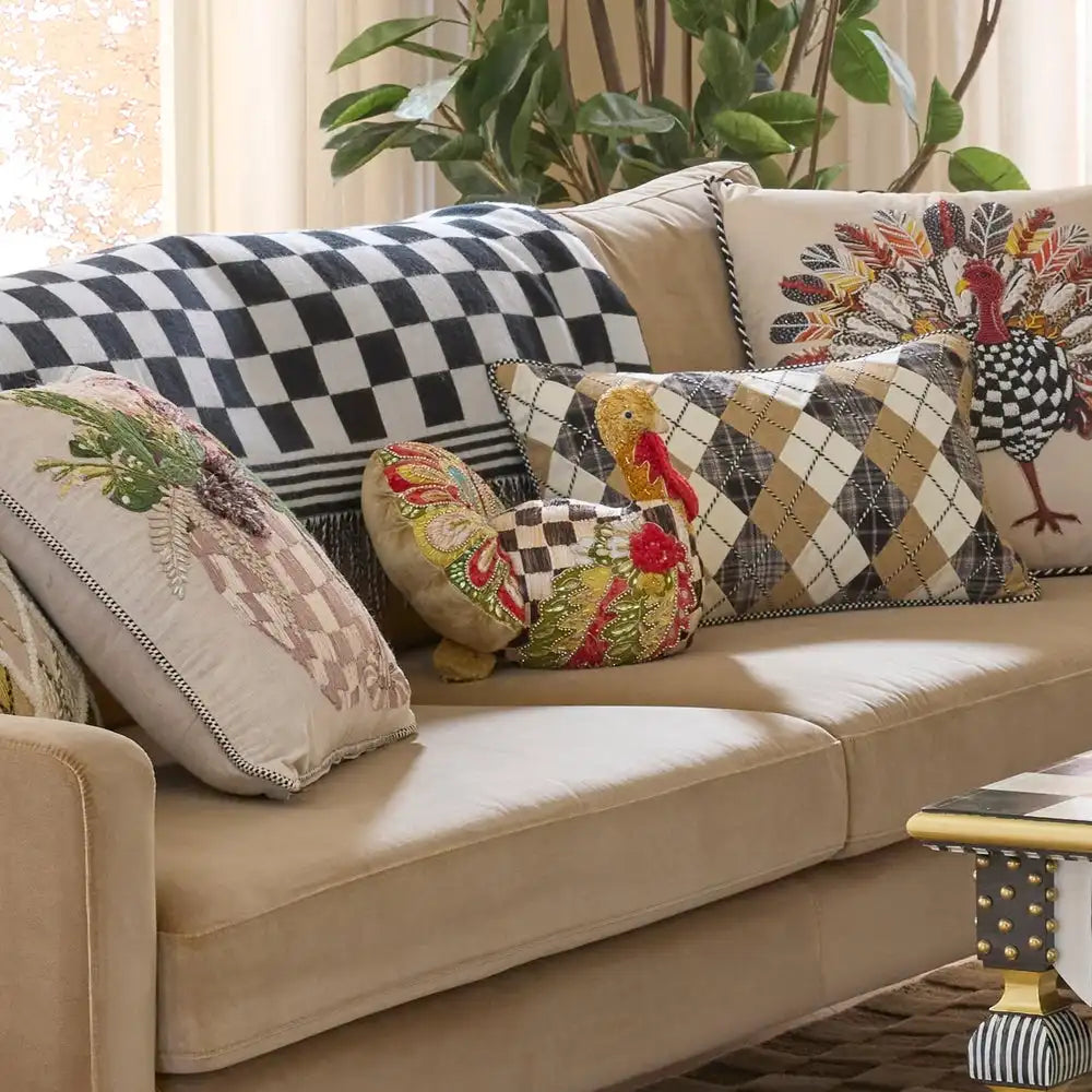 Aurora Turkey Shaped Pillow