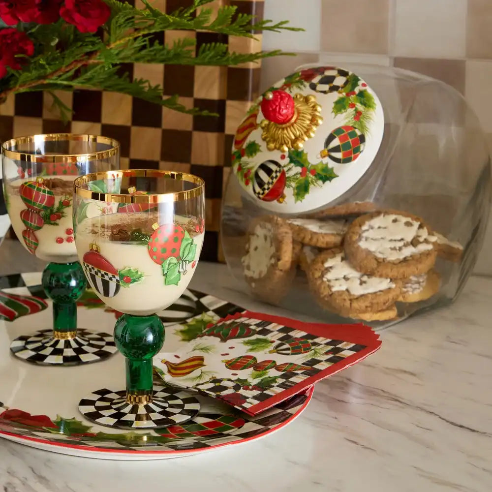 Cookie Jar with Deck the Halls Lid Secondary image