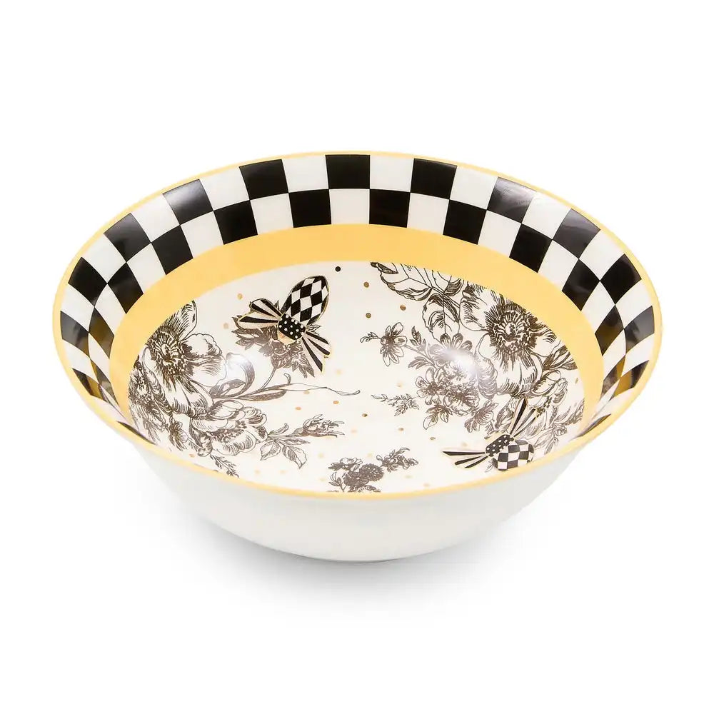 Bee Toile Salad Plate
