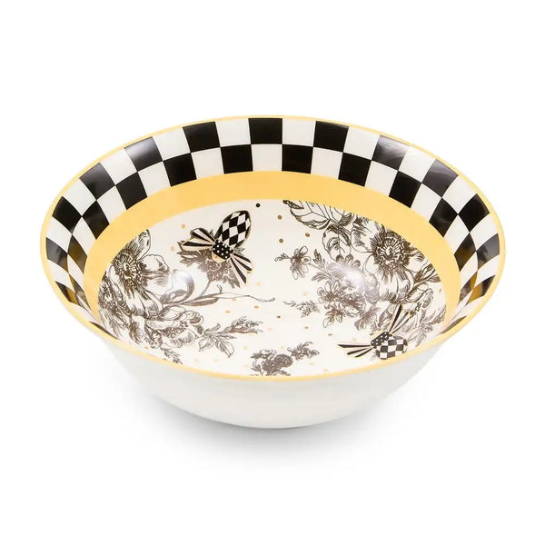 Bee Toile Salad Plate
