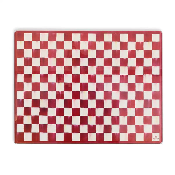 Cherry Check Cutting Board, Set of 2