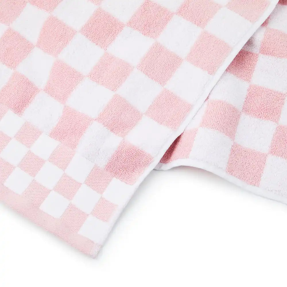 Black Check Hand Towel
