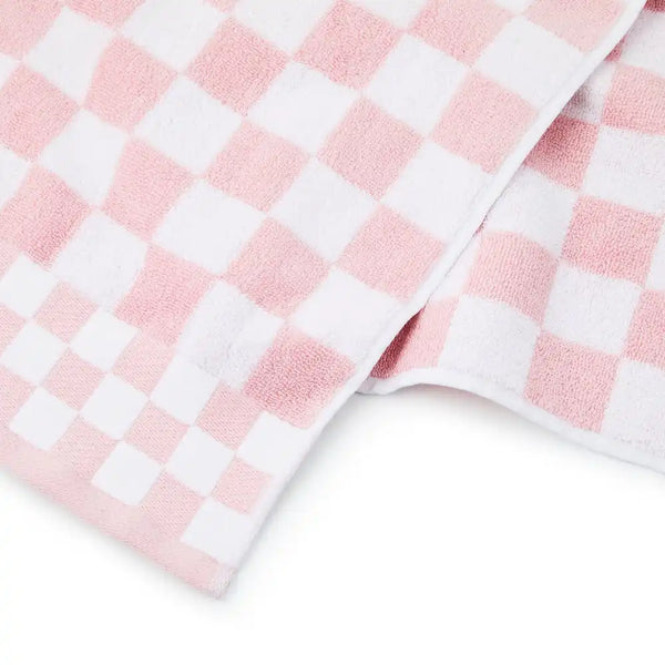 Black Check Hand Towel