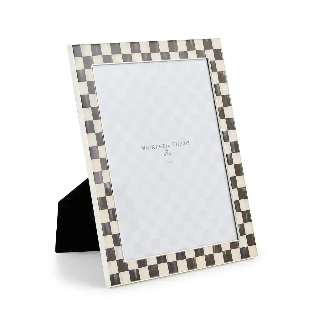Courtly Check Silver Plated 5" x 7" Frame