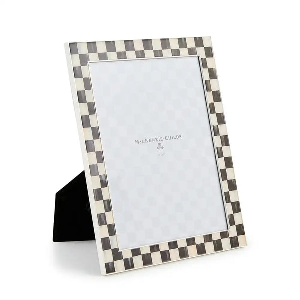 Courtly Check Silver Plated 5" x 7" Frame