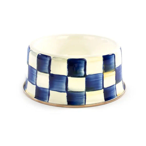 Sky Check Small Pet Dish