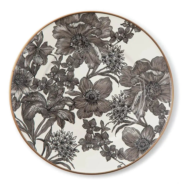 Sterling English Garden Enamel Charger/Plate