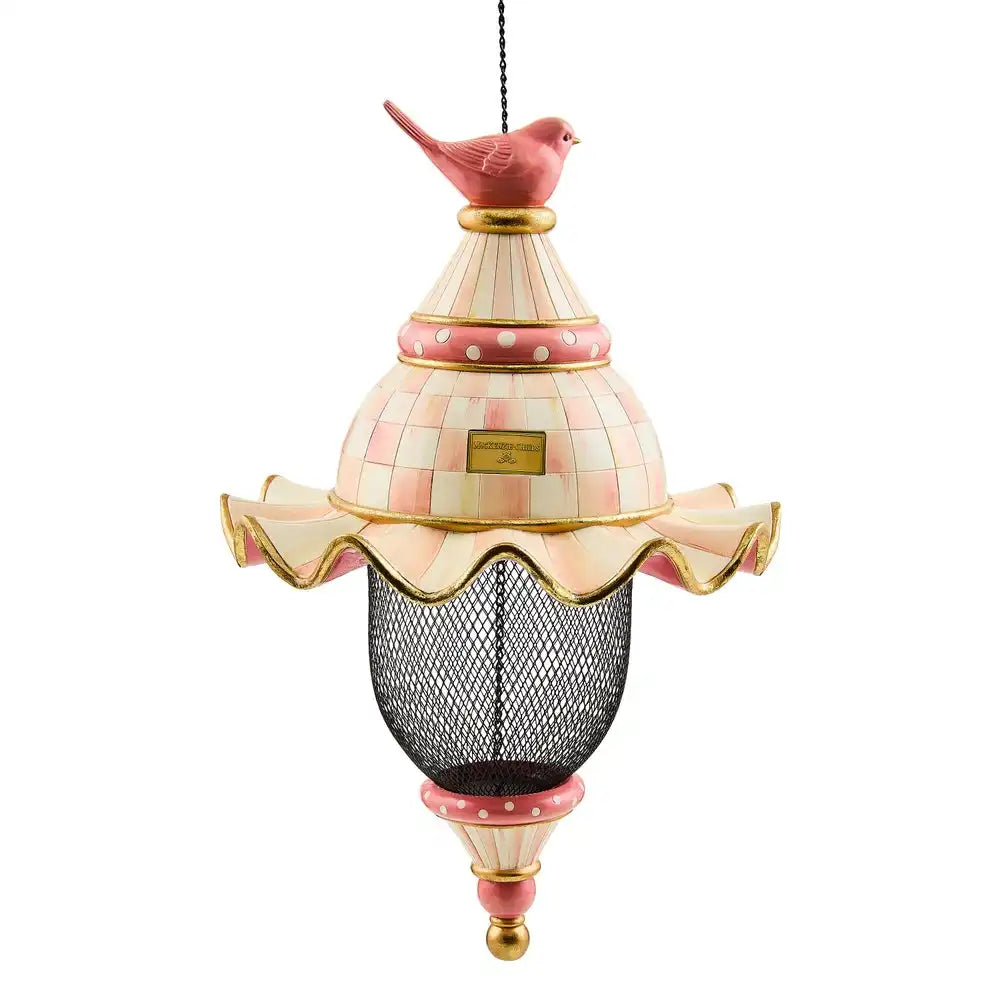 Rosy Check Pendant Bird Feeder Main image