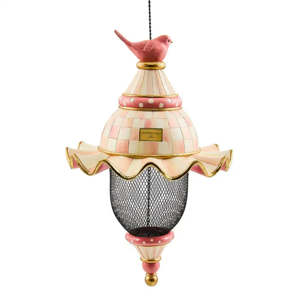 Rosy Check Pendant Bird Feeder