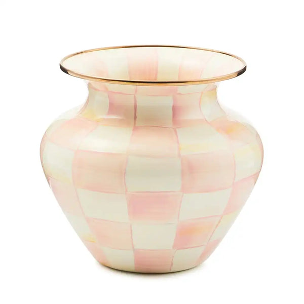 Courtly Check Enamel Large Vase