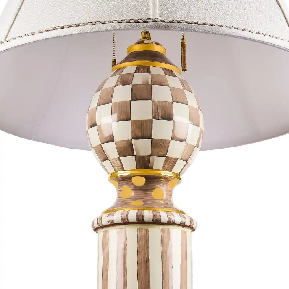Courtly Check Ceramic Floor Lamp